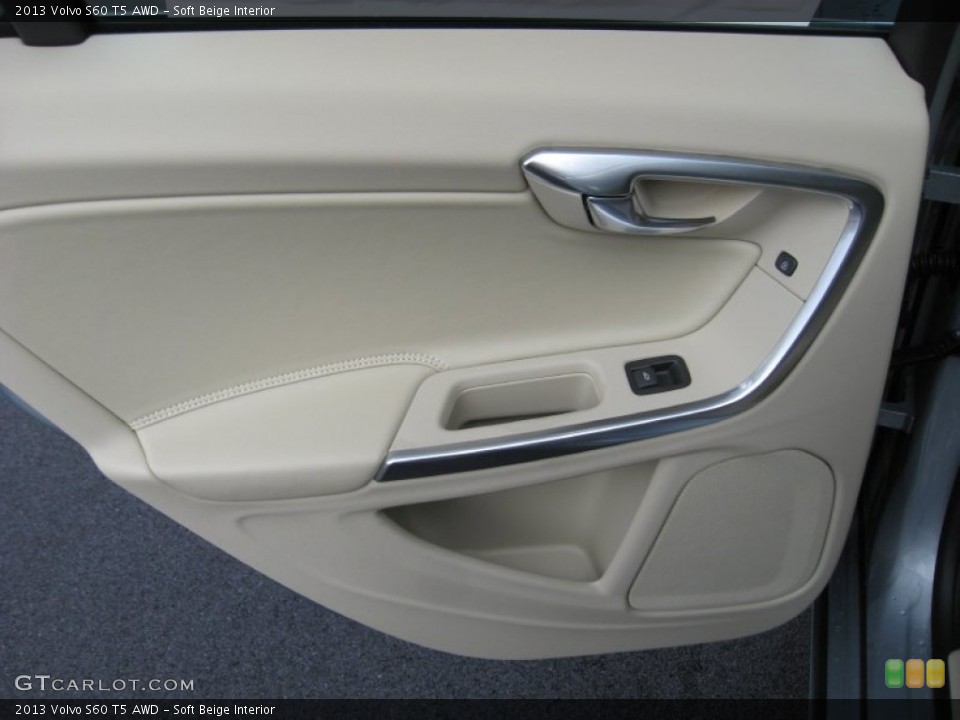 Soft Beige Interior Door Panel for the 2013 Volvo S60 T5 AWD #75828820