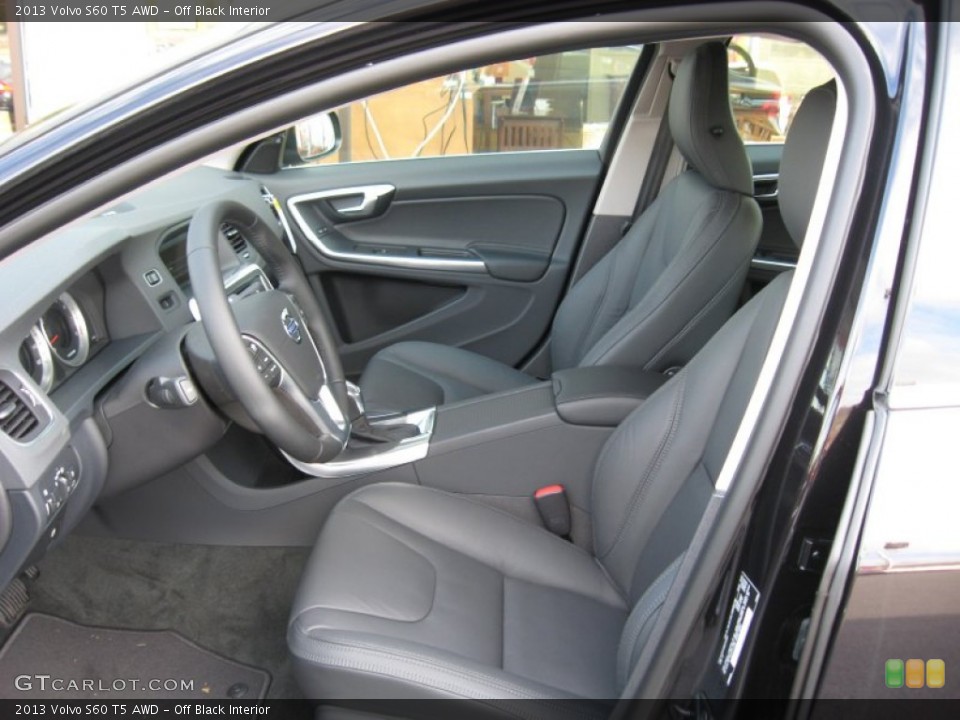 Off Black Interior Photo for the 2013 Volvo S60 T5 AWD #75829401