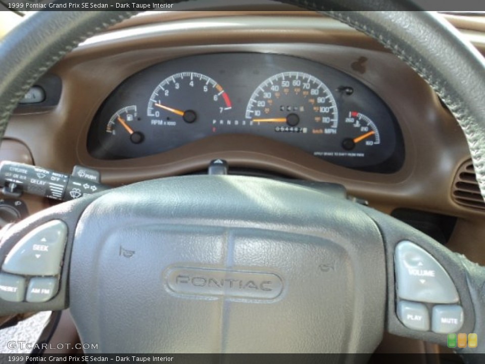 Dark Taupe Interior Gauges for the 1999 Pontiac Grand Prix SE Sedan #75829429