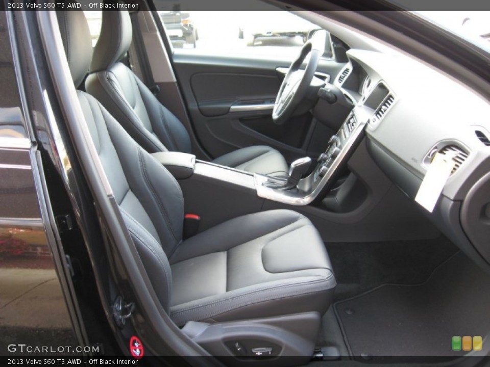 Off Black Interior Photo for the 2013 Volvo S60 T5 AWD #75829531