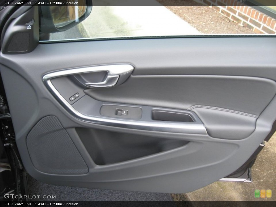 Off Black Interior Door Panel for the 2013 Volvo S60 T5 AWD #75829554