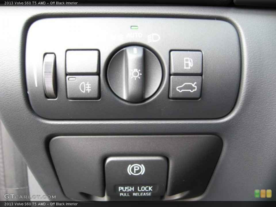 Off Black Interior Controls for the 2013 Volvo S60 T5 AWD #75829621