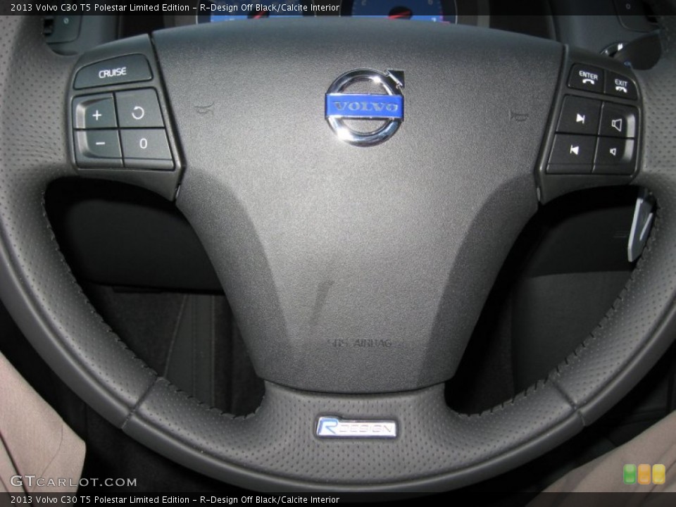 R-Design Off Black/Calcite Interior Steering Wheel for the 2013 Volvo C30 T5 Polestar Limited Edition #75830291