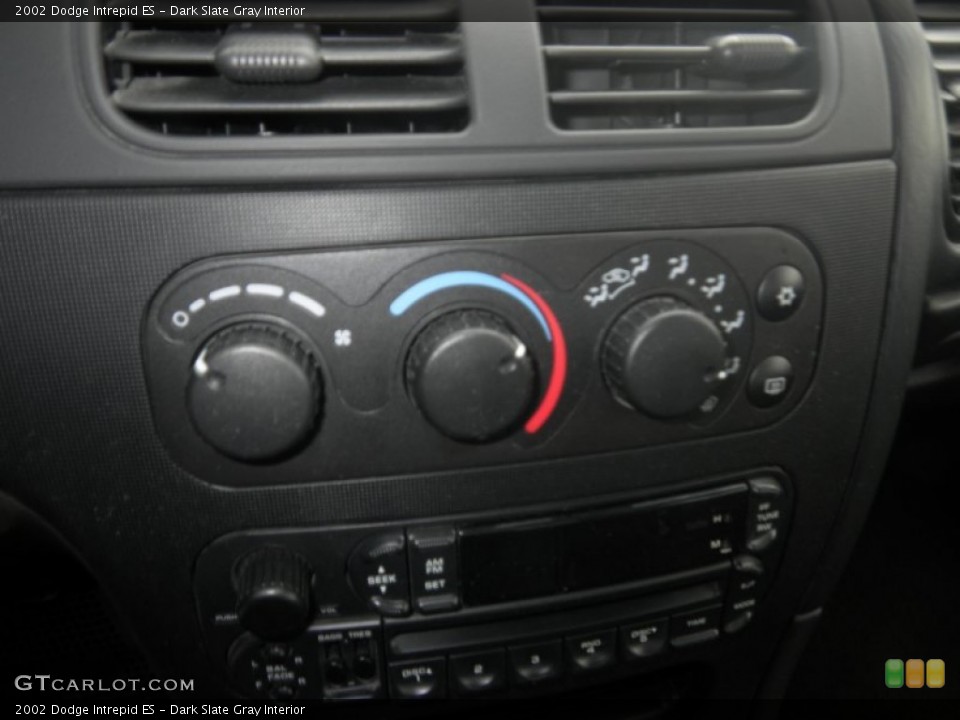 Dark Slate Gray Interior Controls for the 2002 Dodge Intrepid ES #75830359
