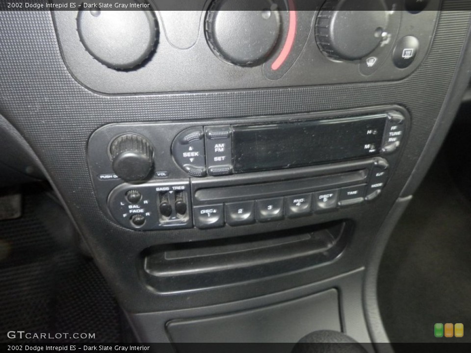 Dark Slate Gray Interior Controls for the 2002 Dodge Intrepid ES #75830374