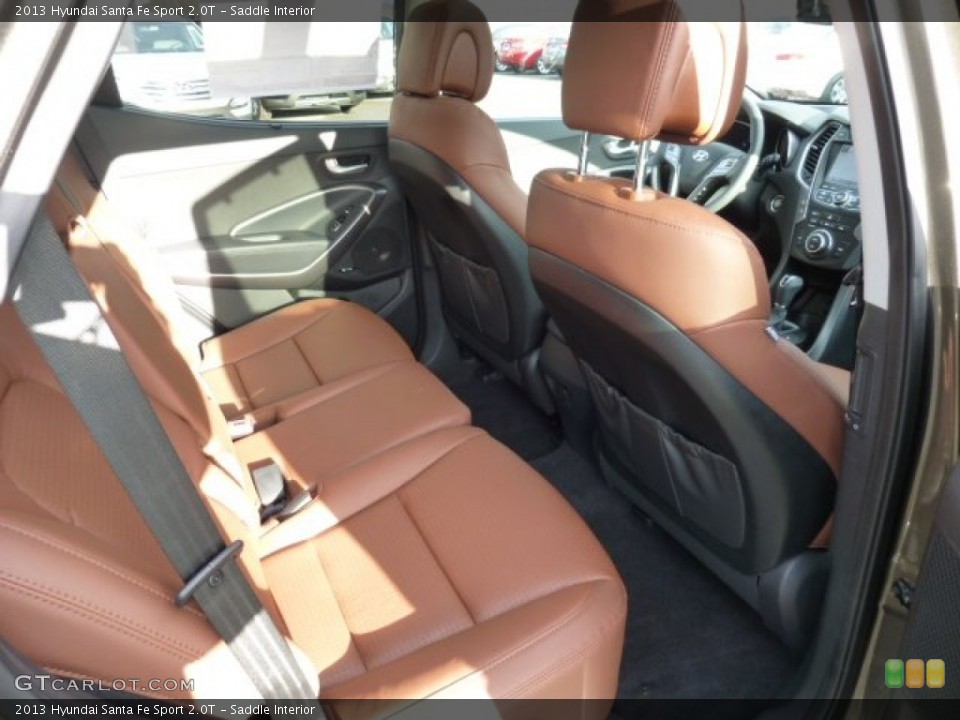 Saddle Interior Rear Seat for the 2013 Hyundai Santa Fe Sport 2.0T #75831082