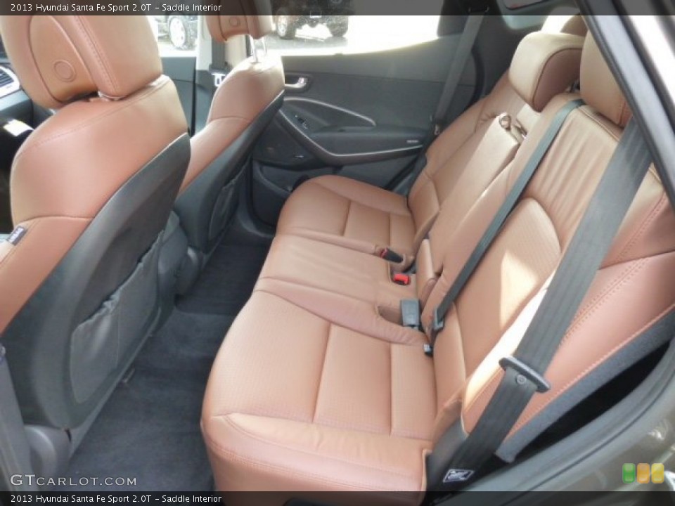 Saddle Interior Rear Seat for the 2013 Hyundai Santa Fe Sport 2.0T #75831100