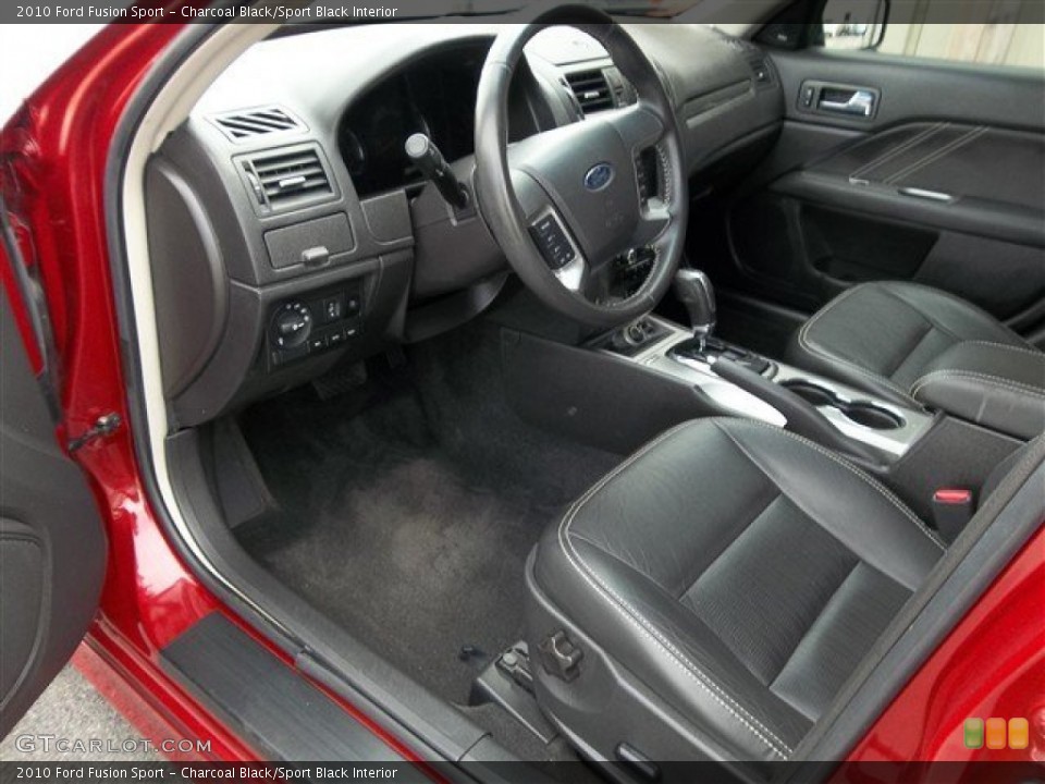 Charcoal Black/Sport Black Interior Prime Interior for the 2010 Ford Fusion Sport #75831205
