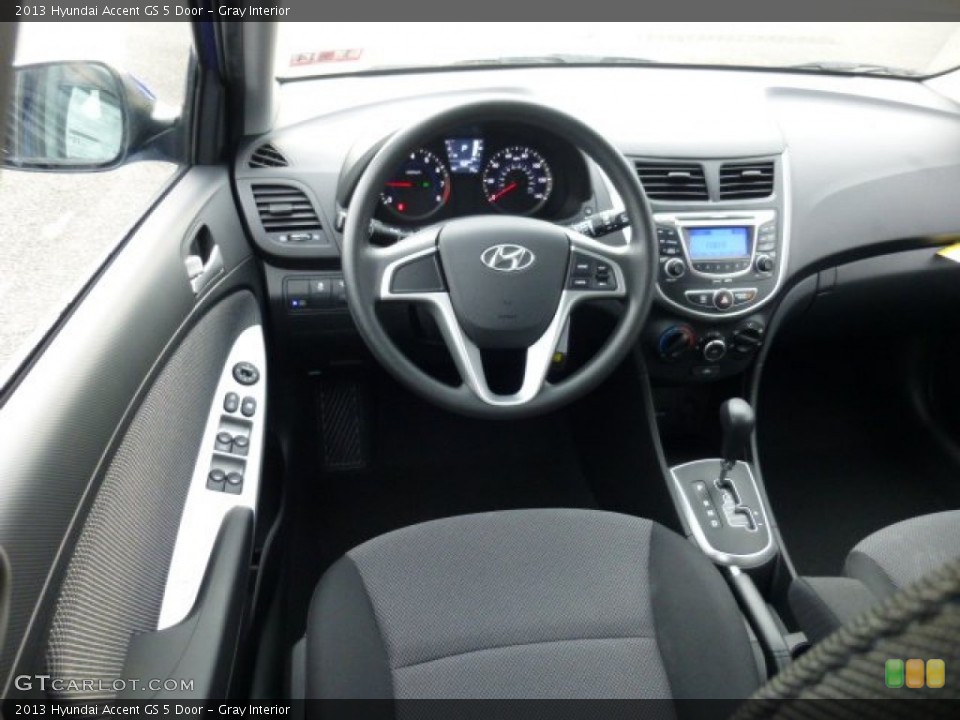 Gray Interior Dashboard for the 2013 Hyundai Accent GS 5 Door #75831733