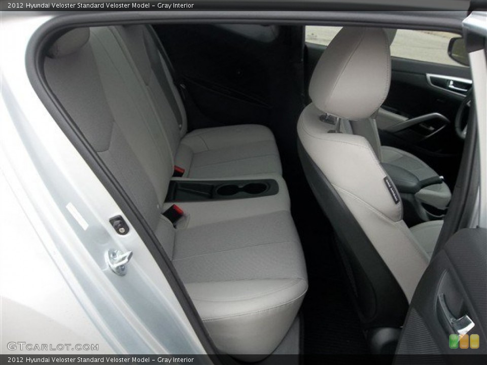 Gray Interior Rear Seat for the 2012 Hyundai Veloster  #75832114