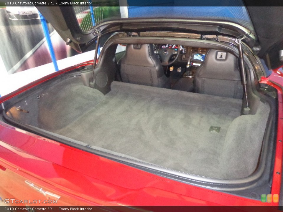 Ebony Black Interior Trunk for the 2010 Chevrolet Corvette ZR1 #75832123