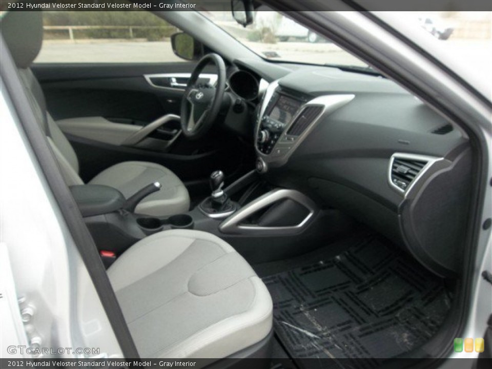 Gray Interior Photo for the 2012 Hyundai Veloster  #75832156