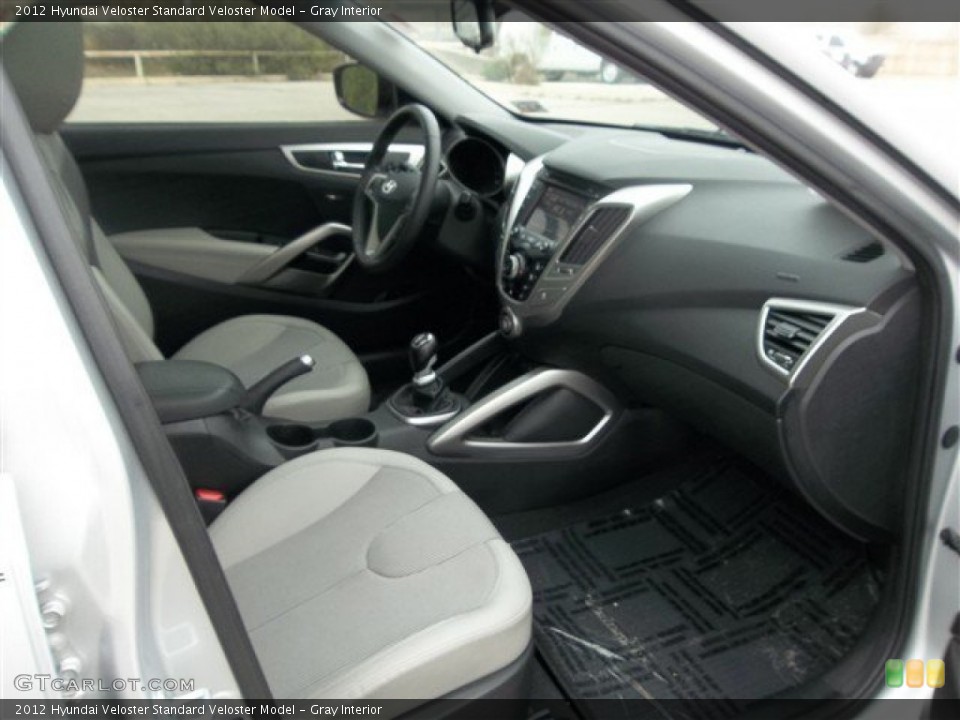 Gray Interior Photo for the 2012 Hyundai Veloster  #75832156