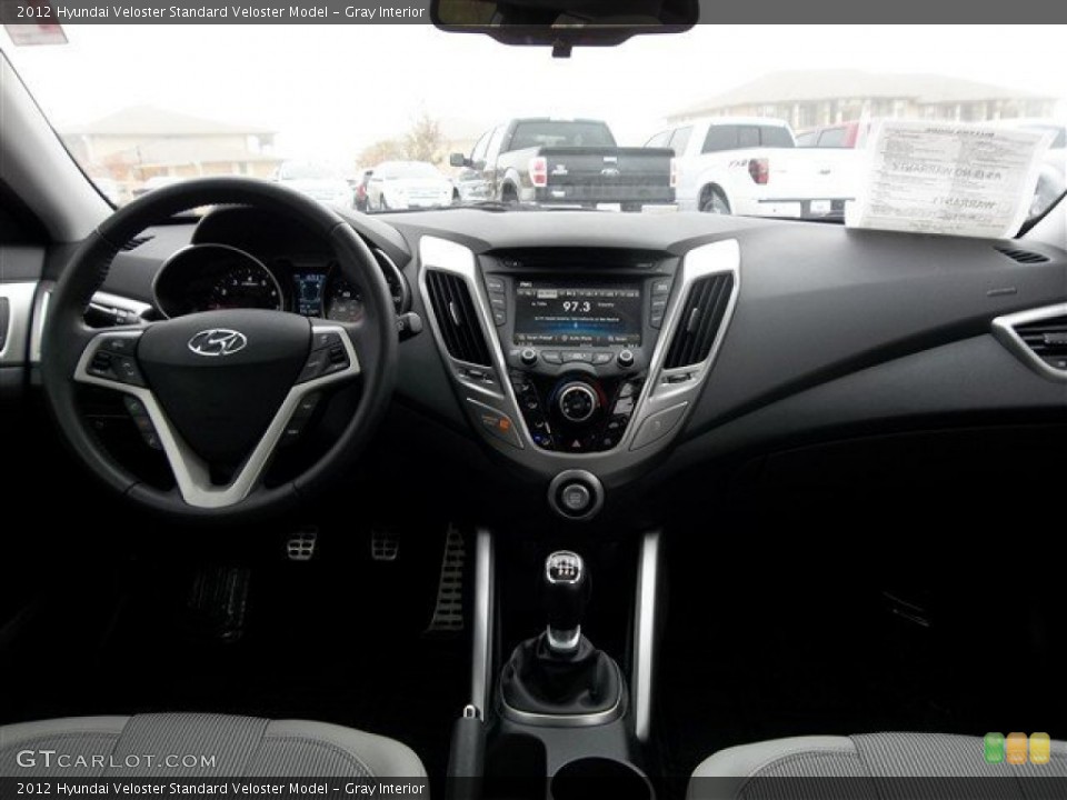 Gray Interior Dashboard for the 2012 Hyundai Veloster  #75832177