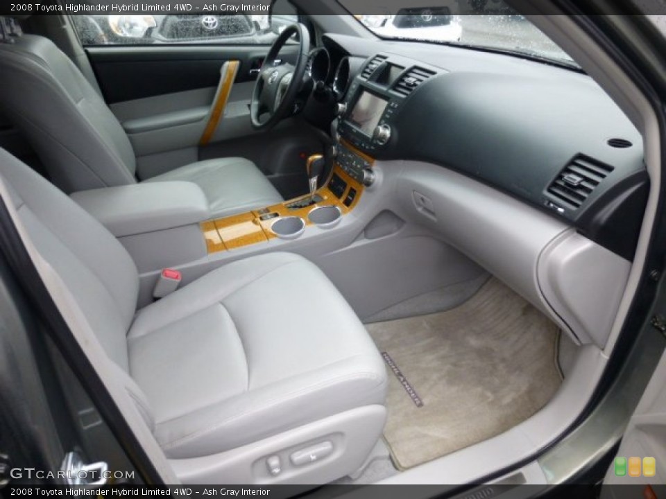 Ash Gray Interior Photo for the 2008 Toyota Highlander Hybrid Limited 4WD #75832795