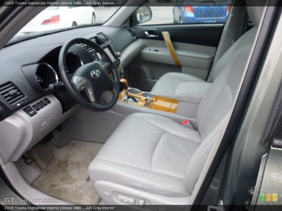 Ash Gray Interior Photo for the 2008 Toyota Highlander Hybrid Limited 4WD #75832879