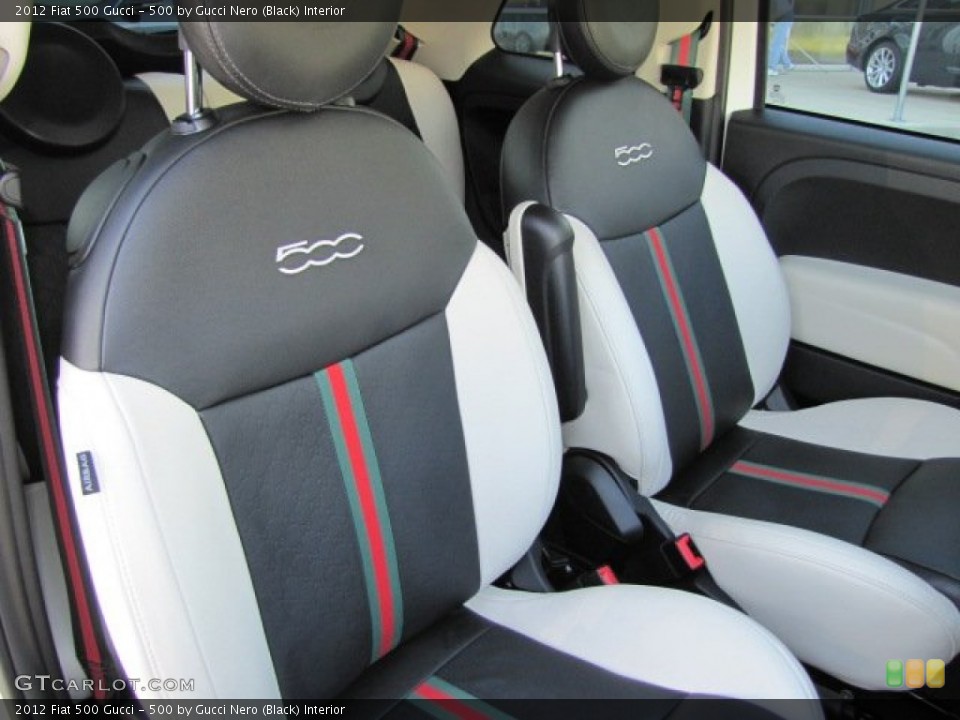 500 by Gucci Nero (Black) Interior Front Seat for the 2012 Fiat 500 Gucci #75833761