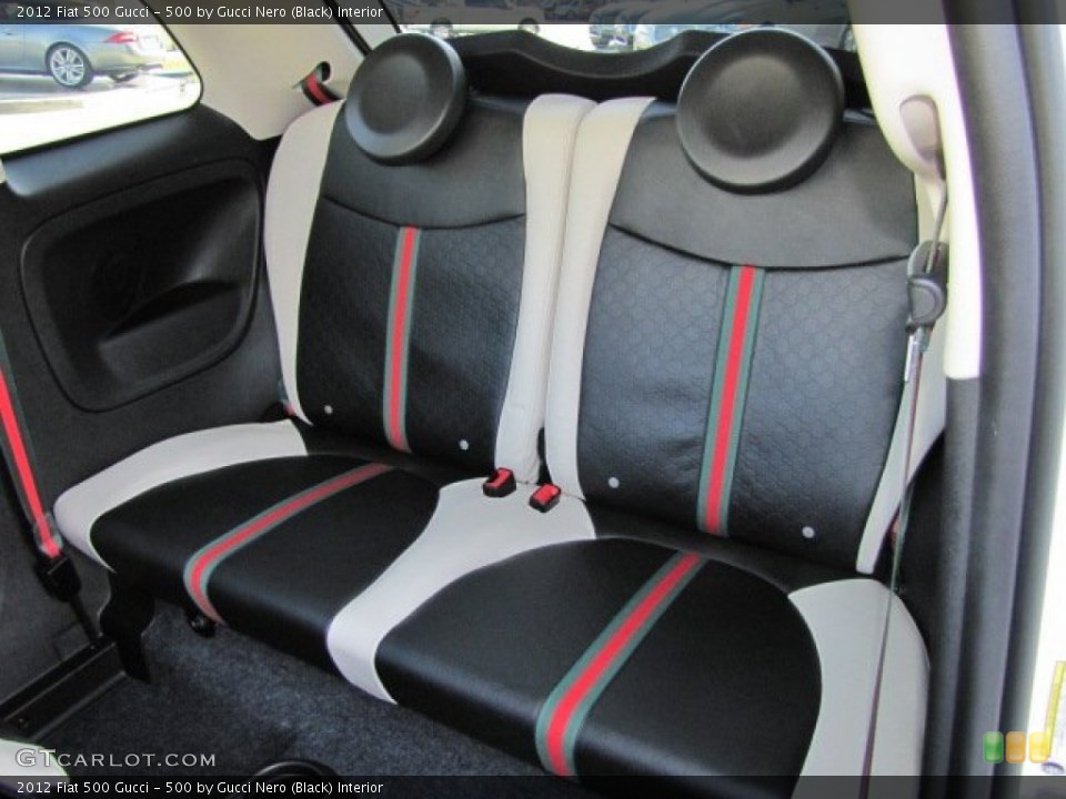 500 by Gucci Nero (Black) Interior Rear Seat for the 2012 Fiat 500 Gucci #75833836
