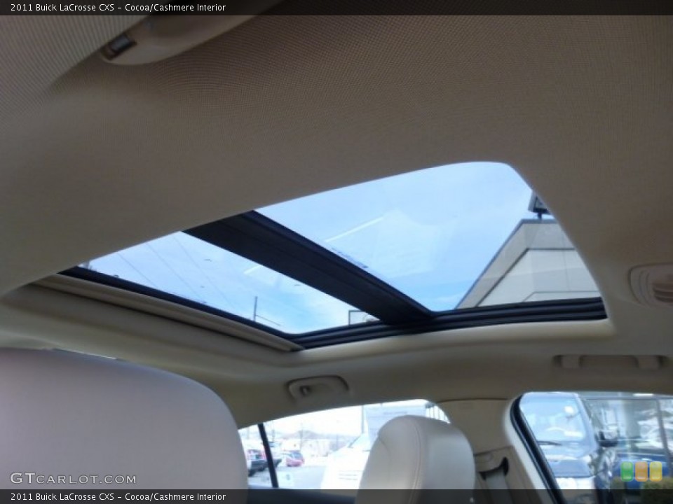 Cocoa/Cashmere Interior Sunroof for the 2011 Buick LaCrosse CXS #75834909