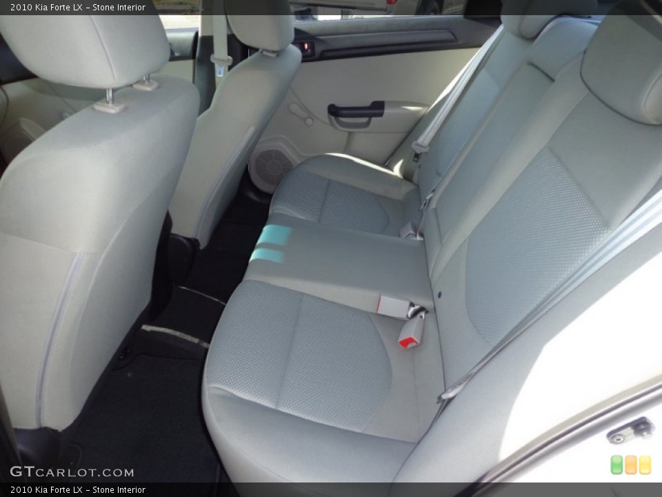 Stone Interior Rear Seat for the 2010 Kia Forte LX #75835497