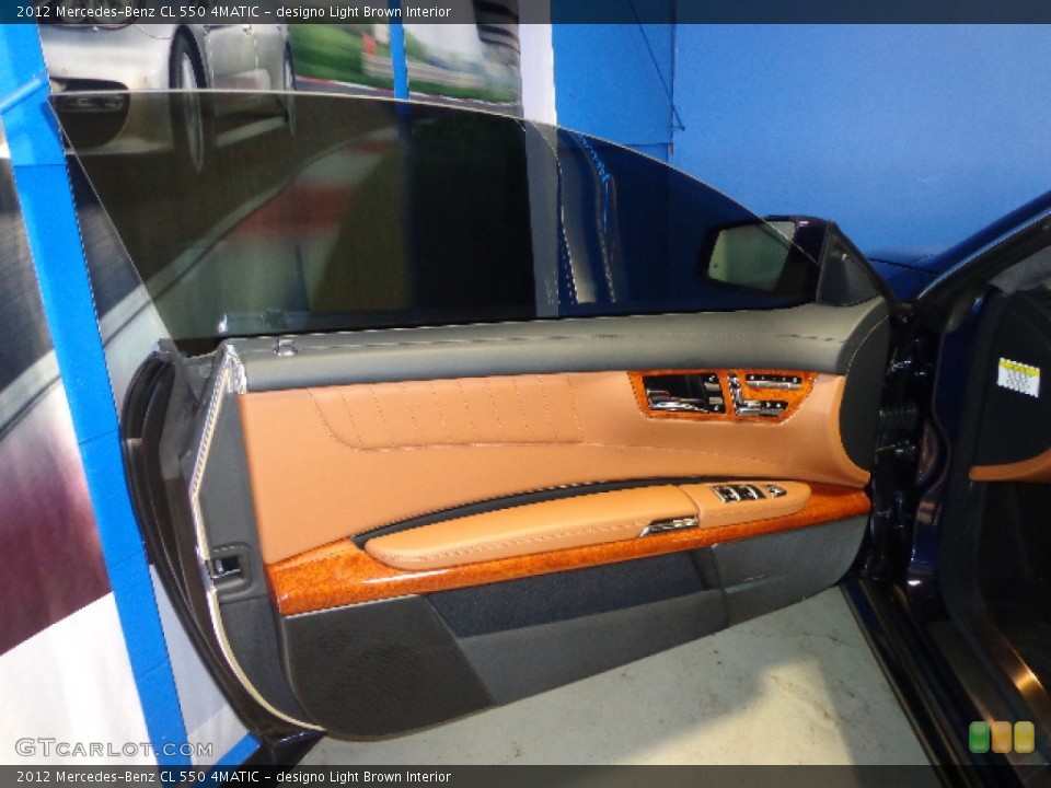designo Light Brown Interior Door Panel for the 2012 Mercedes-Benz CL 550 4MATIC #75840361