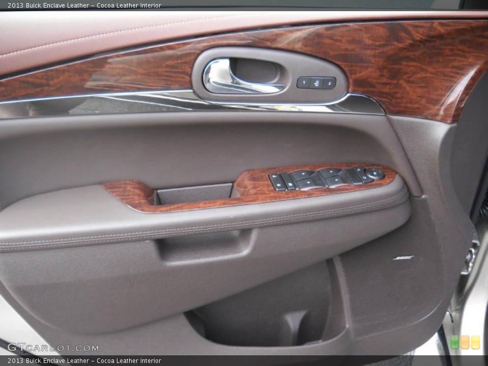 Cocoa Leather Interior Door Panel for the 2013 Buick Enclave Leather #75840547