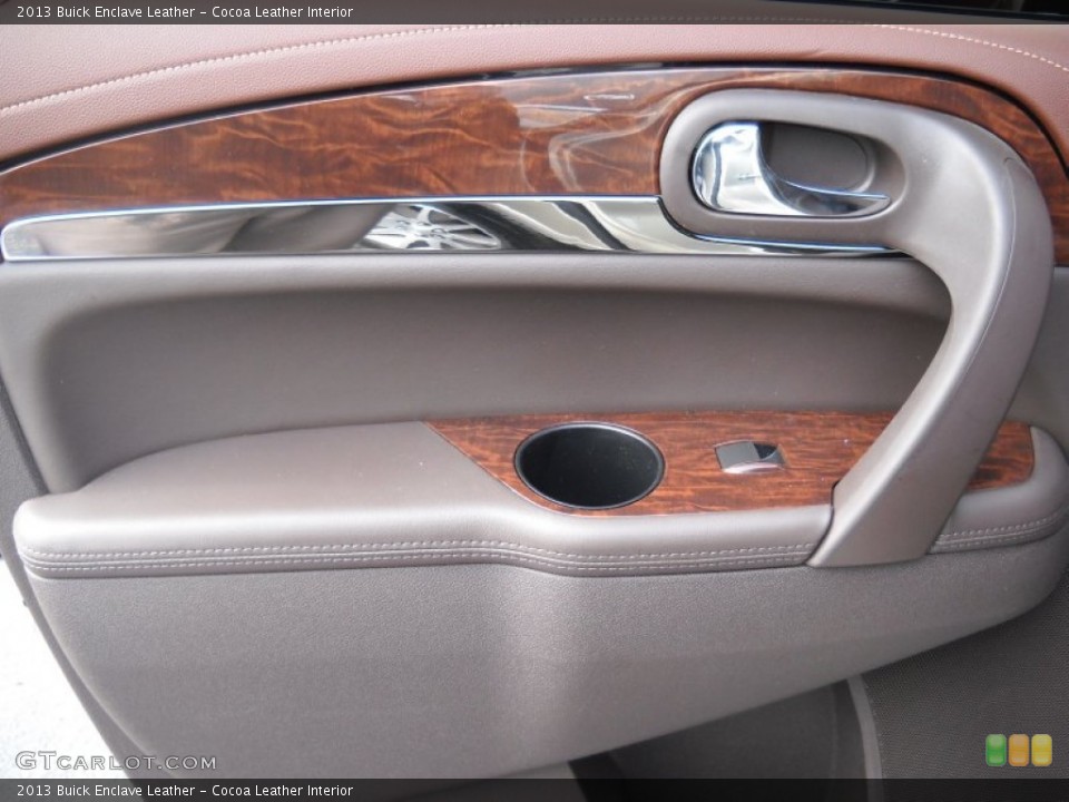 Cocoa Leather Interior Door Panel for the 2013 Buick Enclave Leather #75840649