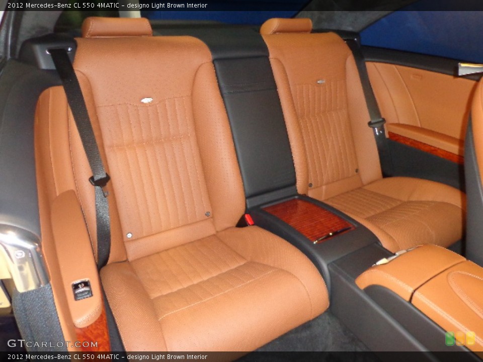 designo Light Brown 2012 Mercedes-Benz CL Interiors