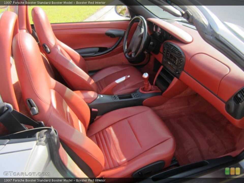 Boxster Red Interior Photo for the 1997 Porsche Boxster  #75841170