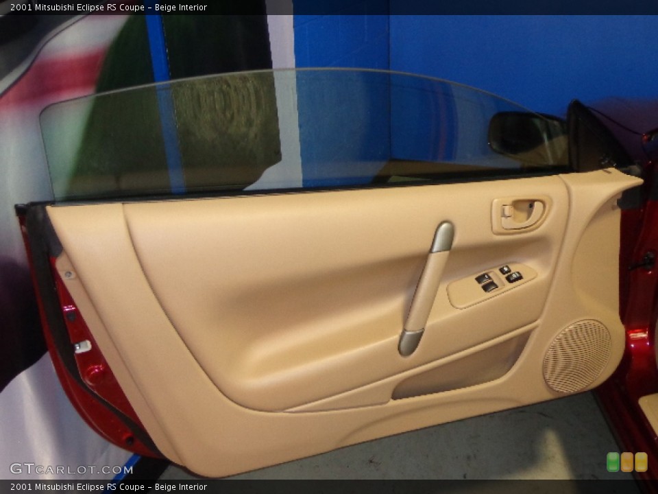 Beige Interior Door Panel for the 2001 Mitsubishi Eclipse RS Coupe #75841495