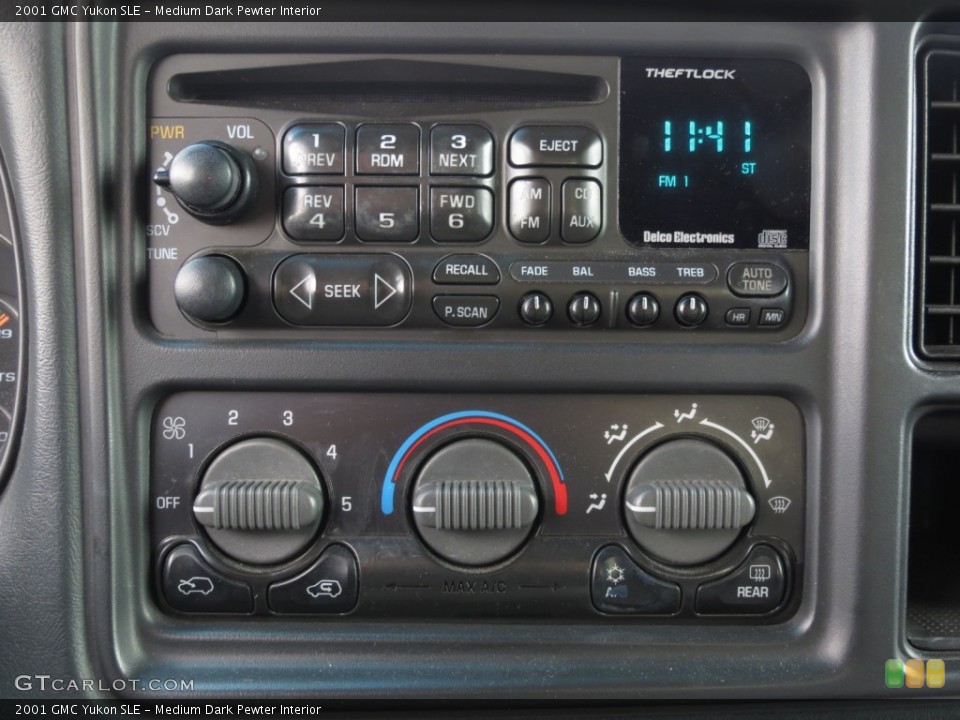 Medium Dark Pewter Interior Controls for the 2001 GMC Yukon SLE #75842791