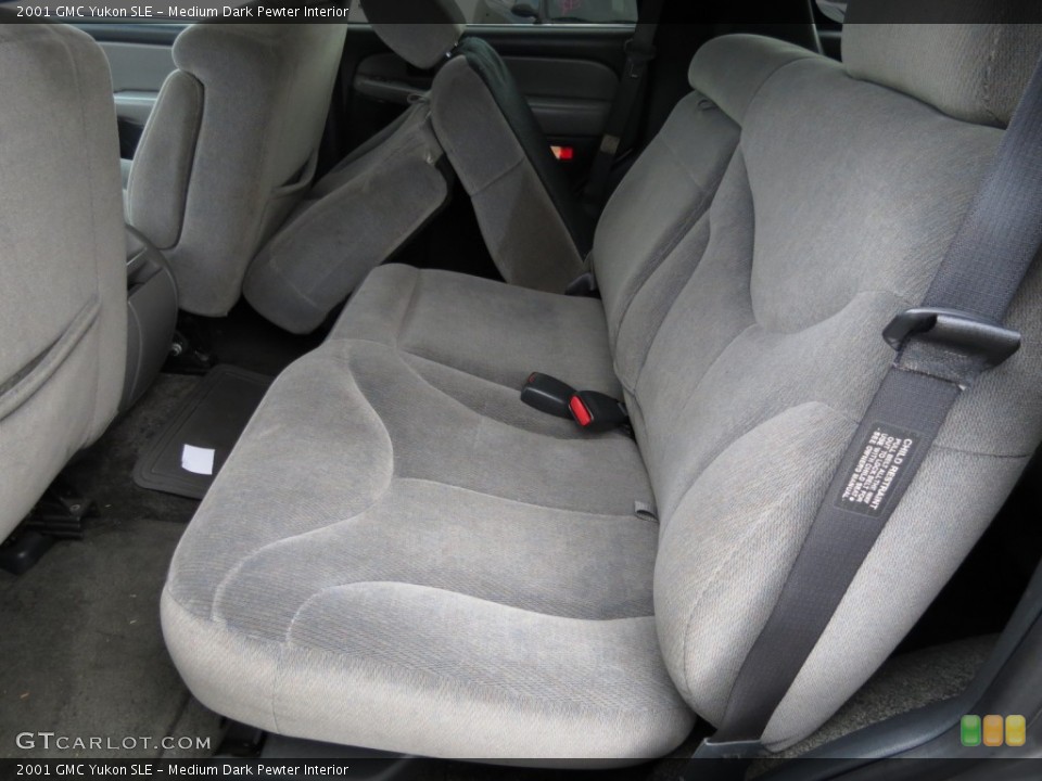 Medium Dark Pewter Interior Rear Seat for the 2001 GMC Yukon SLE #75842869