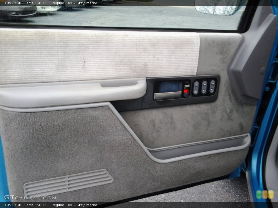 Gray Interior Door Panel for the 1993 GMC Sierra 1500 SLE Regular Cab #75842956
