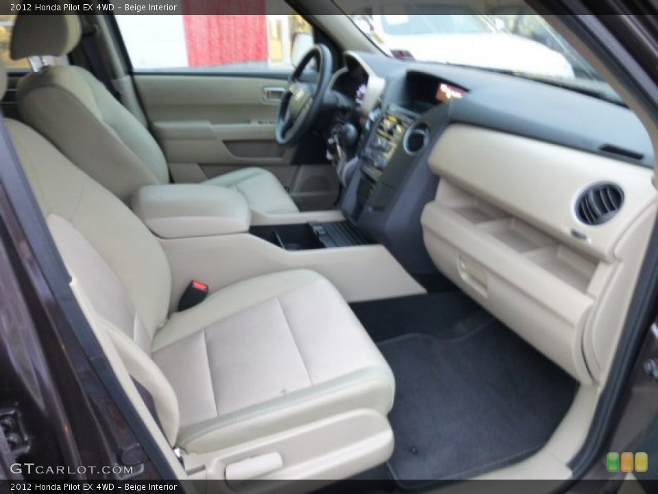 Beige Interior Front Seat for the 2012 Honda Pilot EX 4WD #75843919