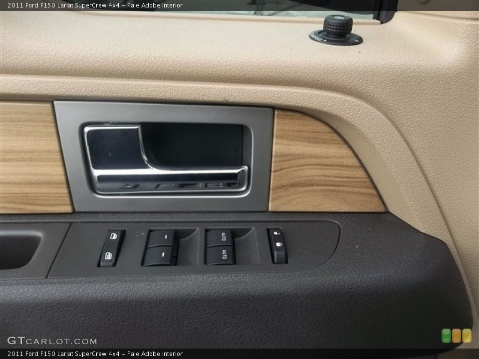 Pale Adobe Interior Controls for the 2011 Ford F150 Lariat SuperCrew 4x4 #75843941