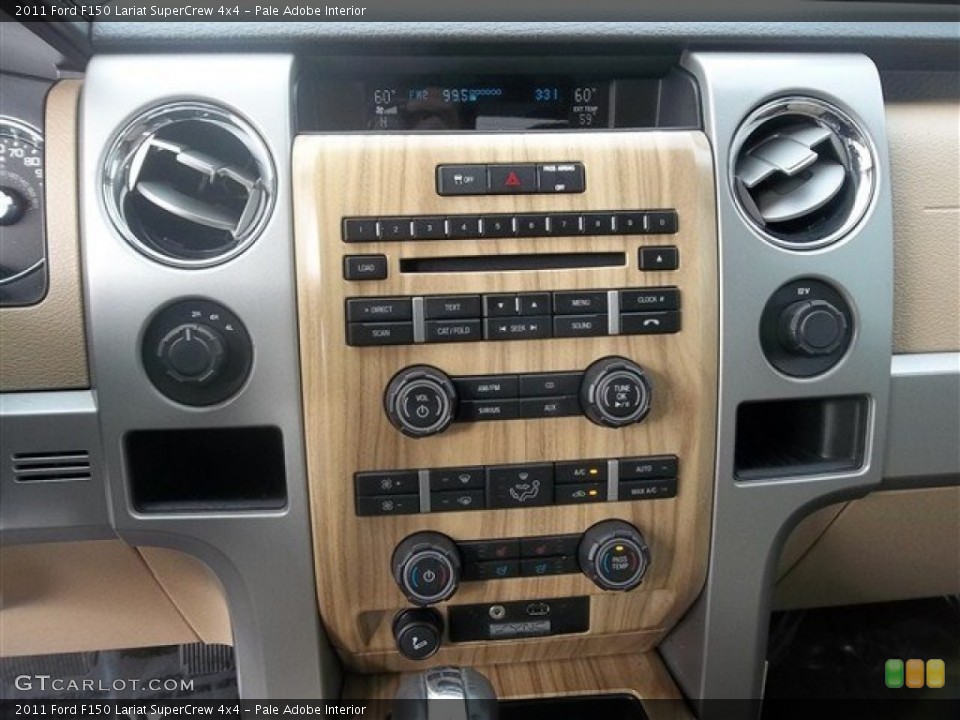 Pale Adobe Interior Controls for the 2011 Ford F150 Lariat SuperCrew 4x4 #75844018