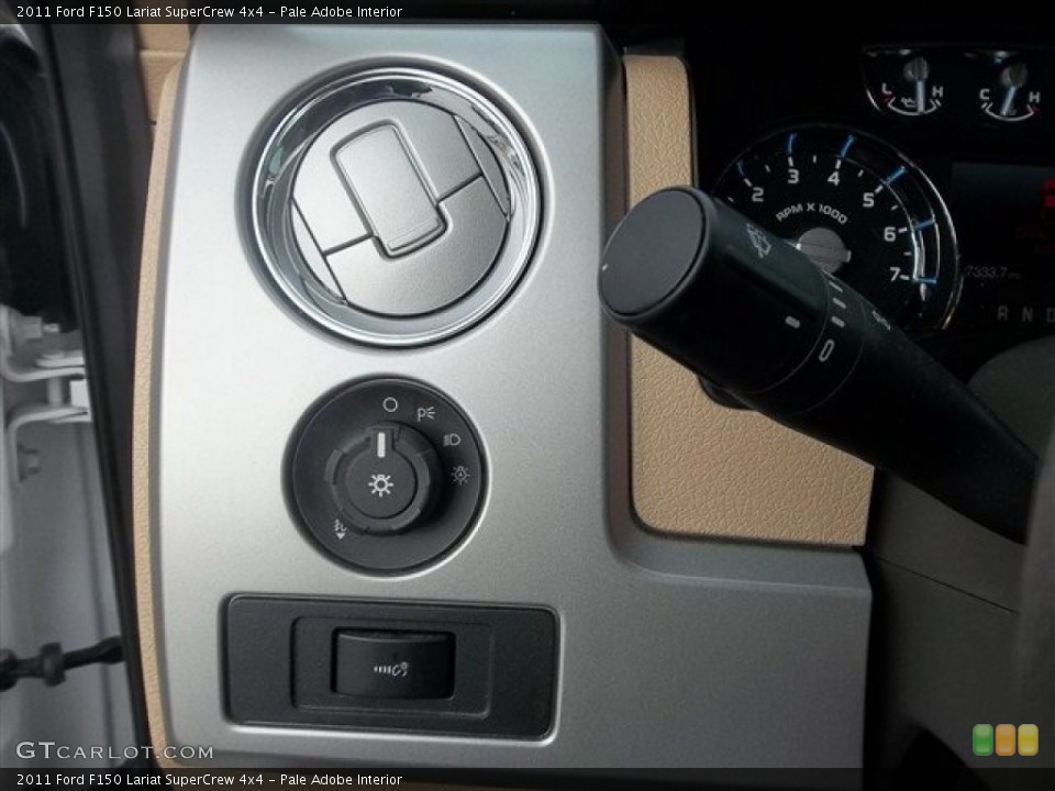 Pale Adobe Interior Controls for the 2011 Ford F150 Lariat SuperCrew 4x4 #75844069