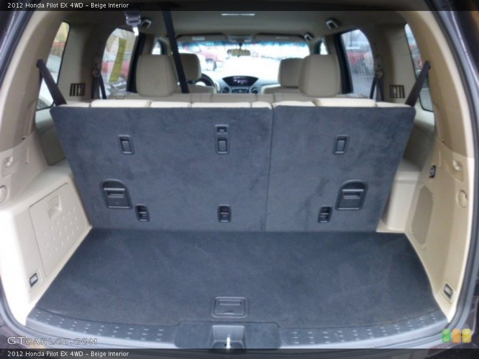 Beige Interior Trunk for the 2012 Honda Pilot EX 4WD #75844108