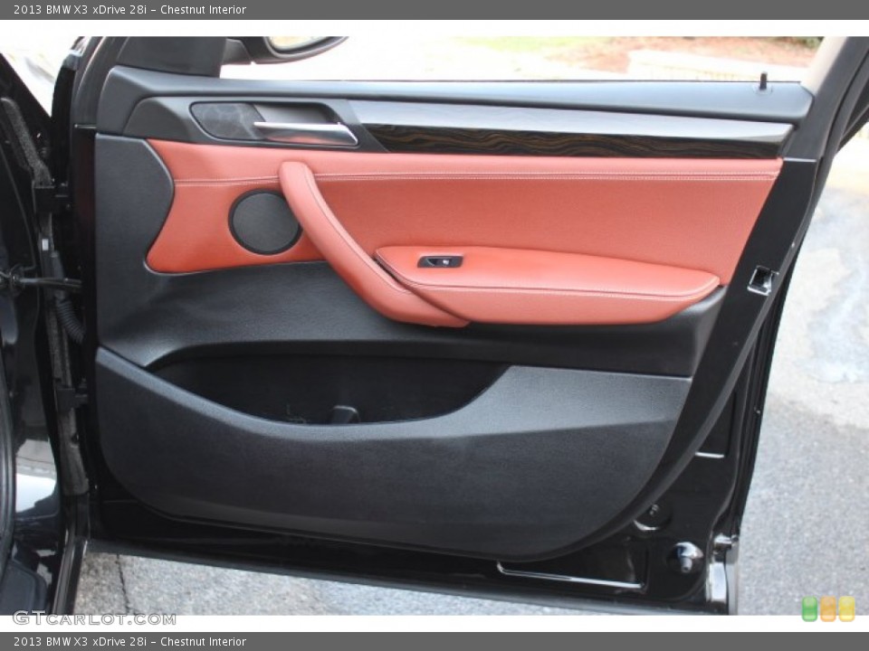 Chestnut Interior Door Panel for the 2013 BMW X3 xDrive 28i #75844256