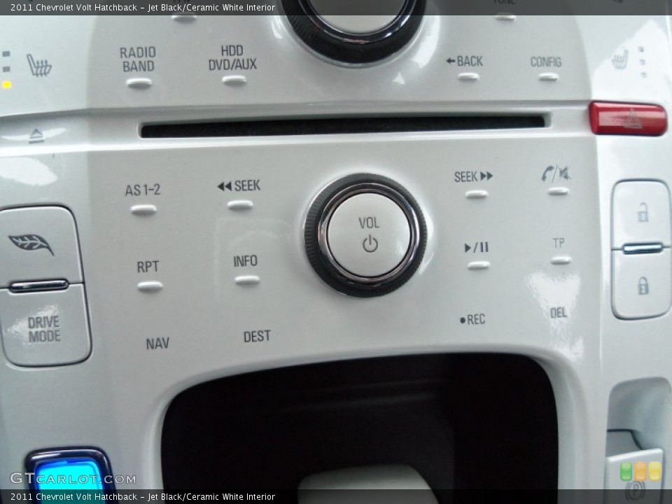 Jet Black/Ceramic White Interior Controls for the 2011 Chevrolet Volt Hatchback #75845710
