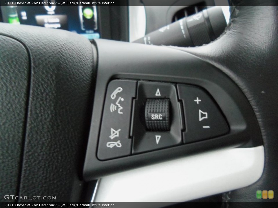 Jet Black/Ceramic White Interior Controls for the 2011 Chevrolet Volt Hatchback #75845771