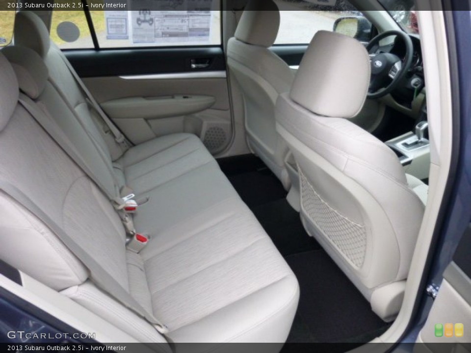 Ivory Interior Rear Seat for the 2013 Subaru Outback 2.5i #75847519
