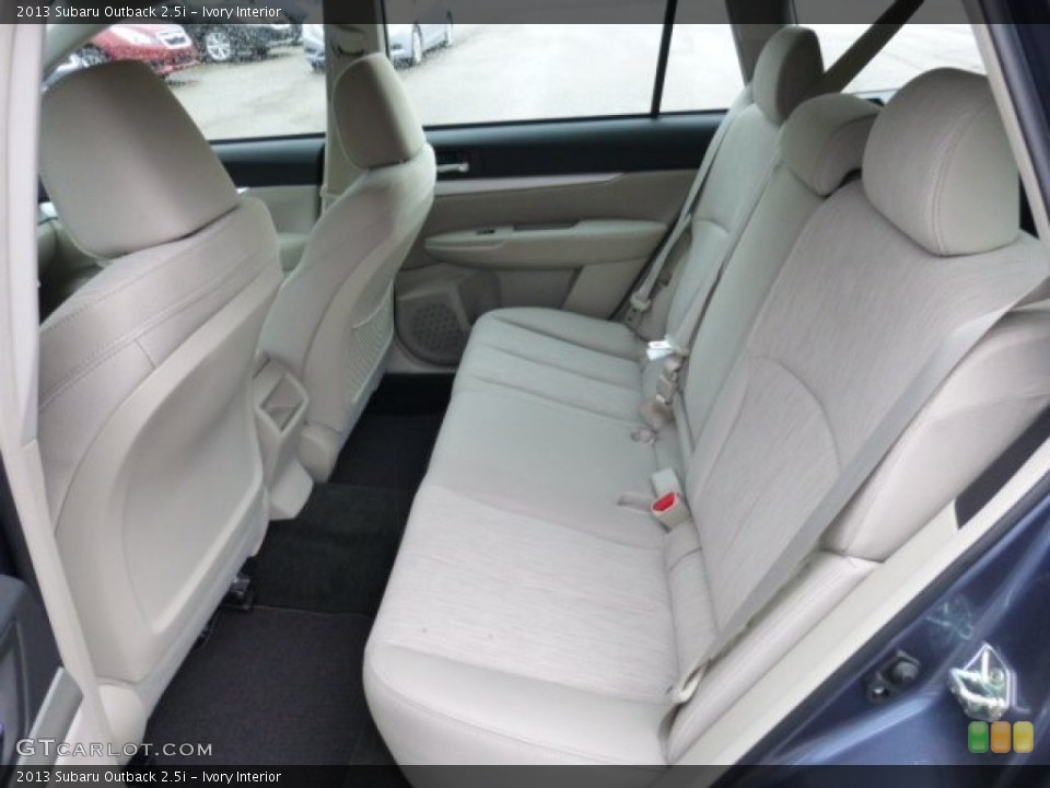 Ivory Interior Rear Seat for the 2013 Subaru Outback 2.5i #75847548