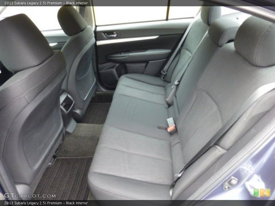 Black Interior Rear Seat for the 2013 Subaru Legacy 2.5i Premium #75847867