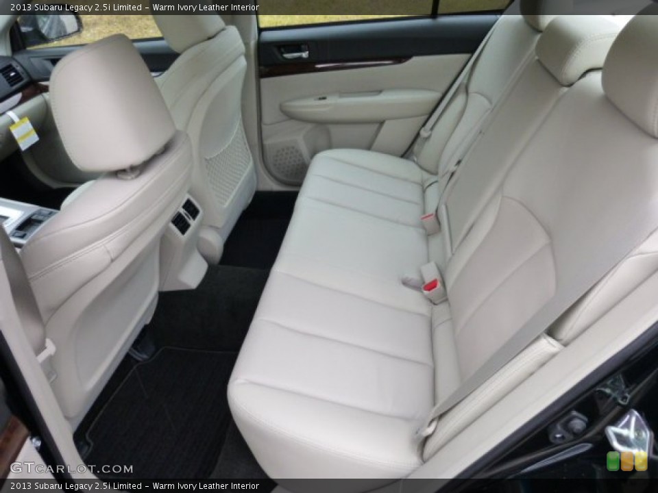 Warm Ivory Leather Interior Rear Seat for the 2013 Subaru Legacy 2.5i Limited #75848587