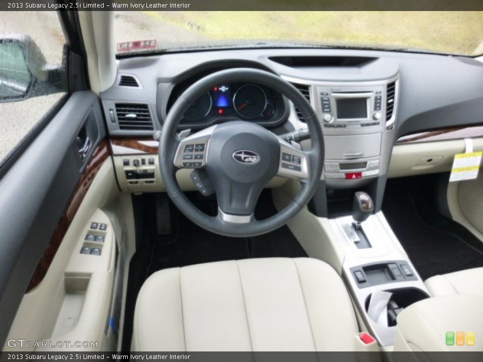 Warm Ivory Leather Interior Dashboard for the 2013 Subaru Legacy 2.5i Limited #75848608