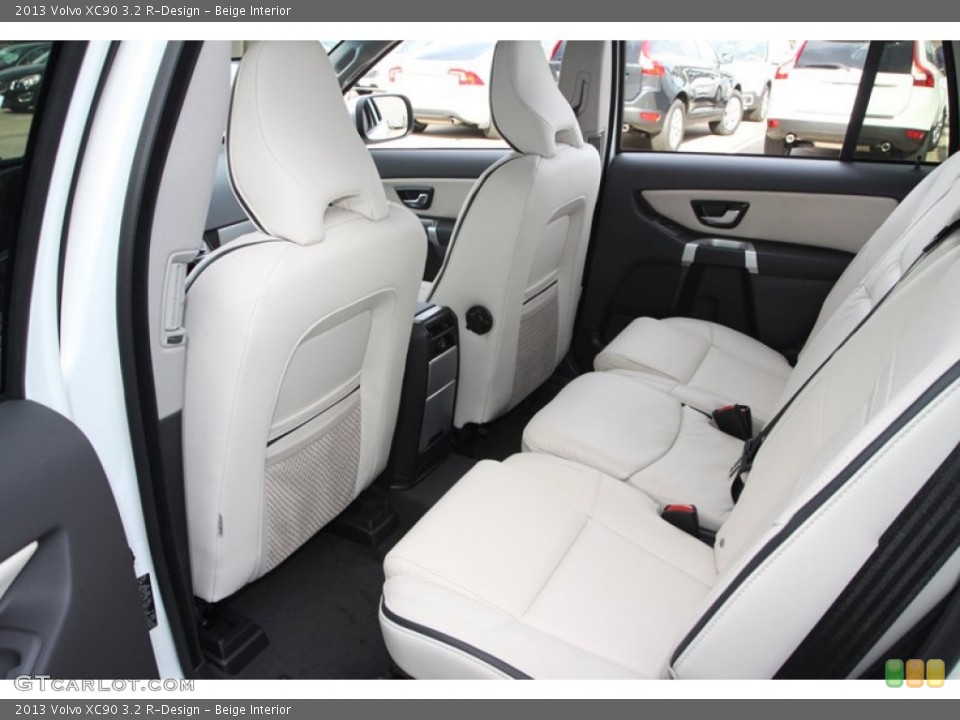 Beige Interior Rear Seat for the 2013 Volvo XC90 3.2 R-Design #75848627