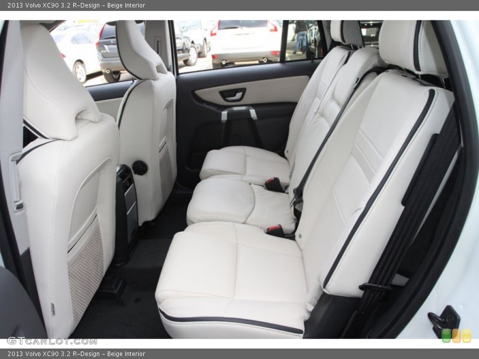 Beige Interior Rear Seat for the 2013 Volvo XC90 3.2 R-Design #75848647