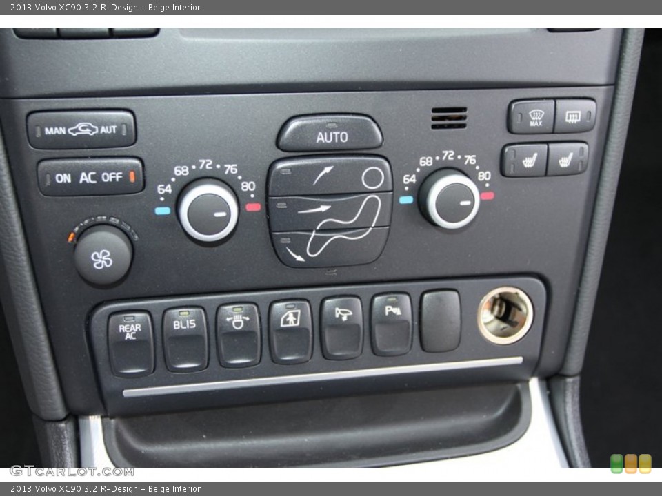 Beige Interior Controls for the 2013 Volvo XC90 3.2 R-Design #75848776