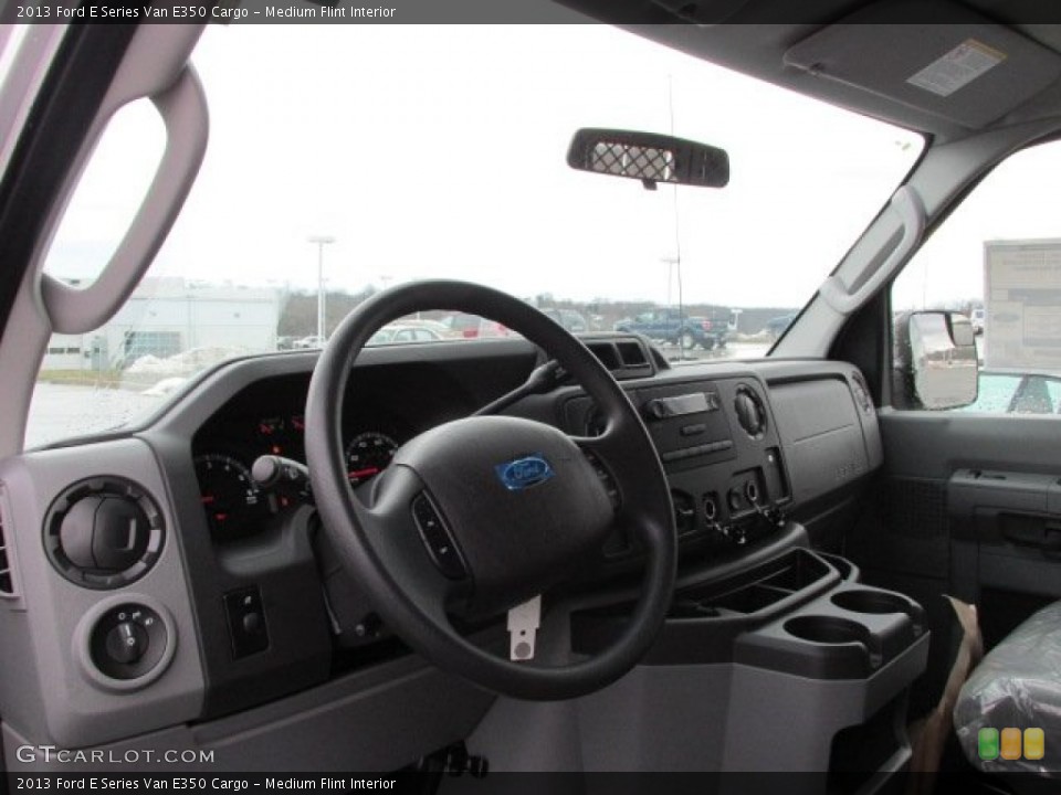 Medium Flint Interior Dashboard for the 2013 Ford E Series Van E350 Cargo #75848851
